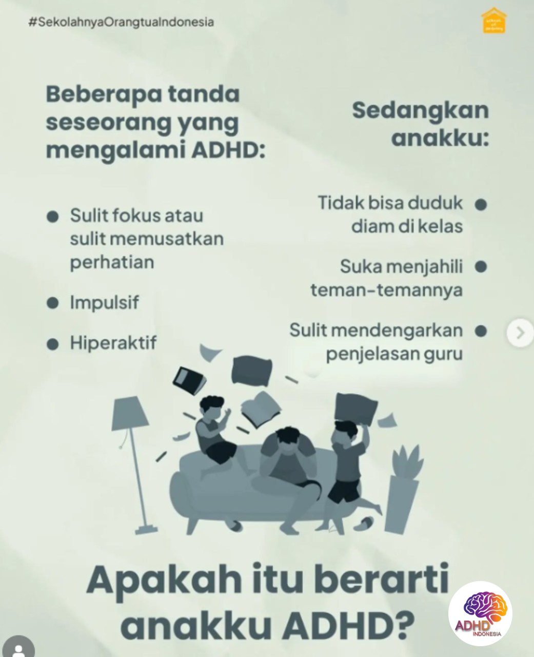 Ciri dan Gejala ADHD pada Anak Usia Dini di Kota Pangkal Pinang