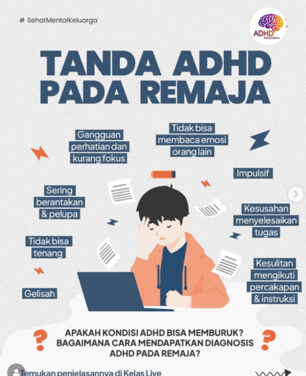 Screening ADHD Non-Diagnostik: Edukasi Awal bagi Orang Tua di Kota Pangkal Pinang