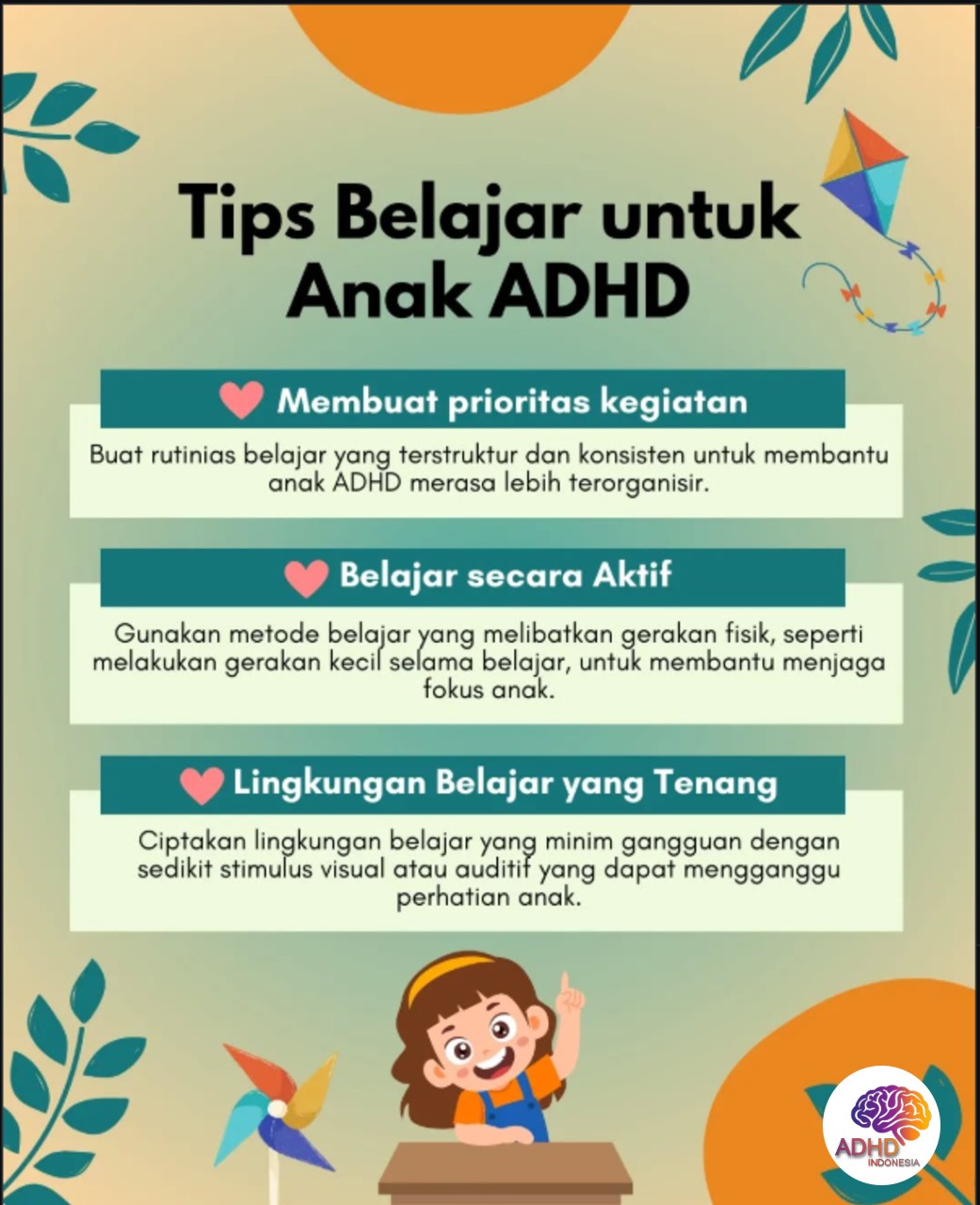 Strategi Belajar yang Cocok untuk Anak ADHD di Kota Pangkal Pinang